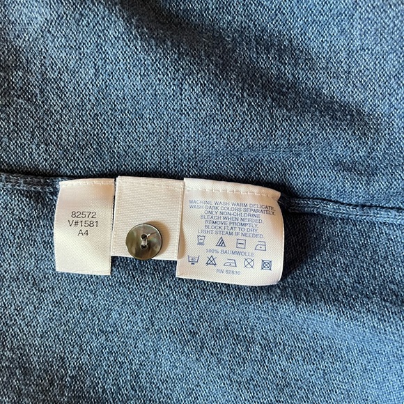 Land's End Button down Ladies Cardigan Sweater Size Medium (10-12) - Picture 11 of 16